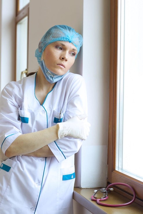 young-surgeon-after-working-day-stays-close-window-clinic-corridor_106434-2746